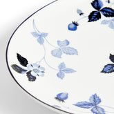 Wild Strawberry Inky Blue Oval Serving Plate